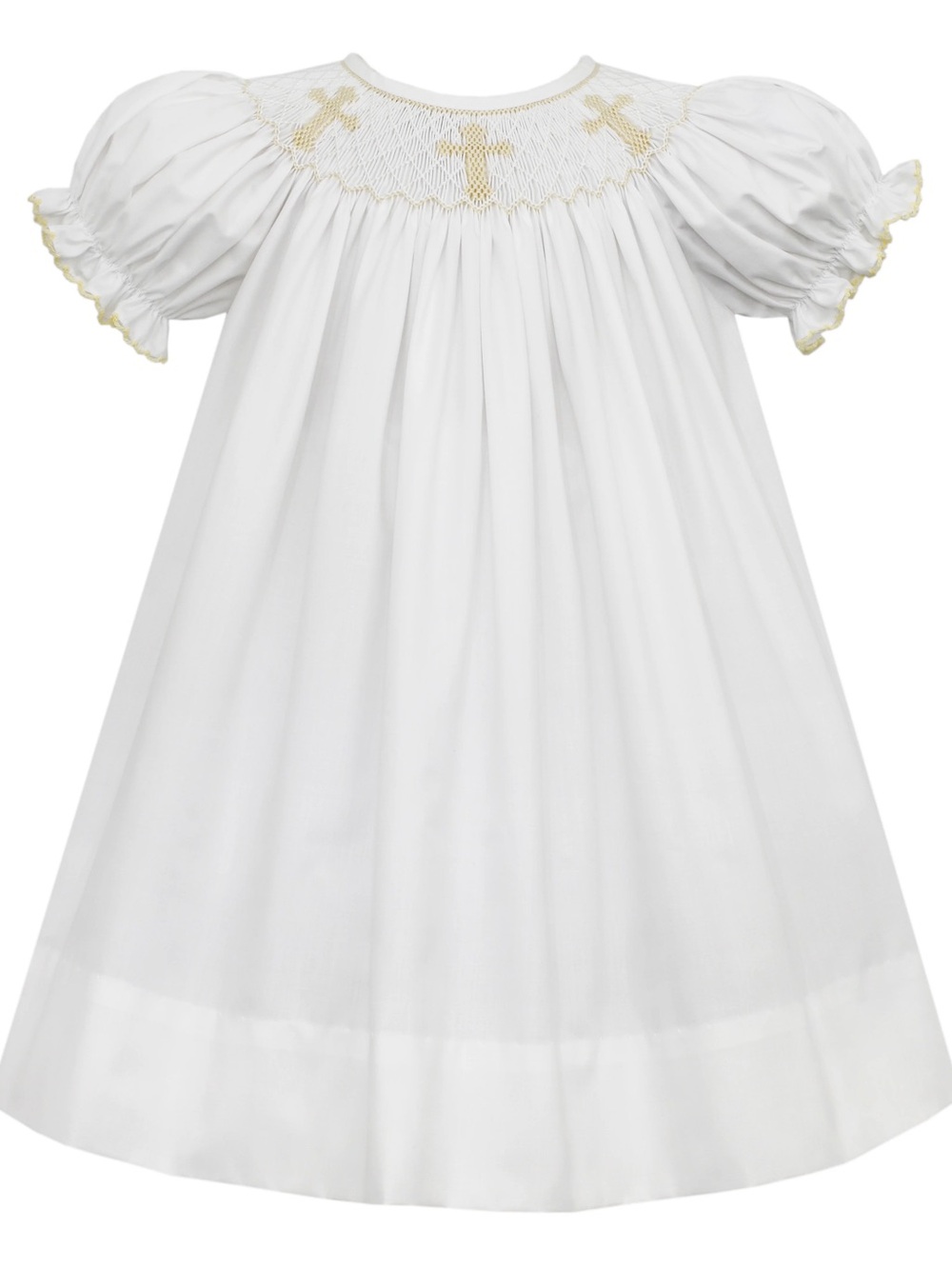 Edgehill Collection Heiloom Smocked Cross Dress